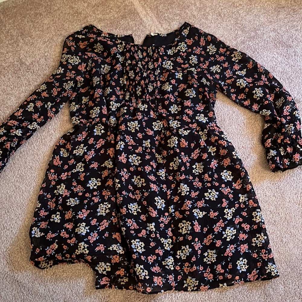 Free People Floral Flowy Top